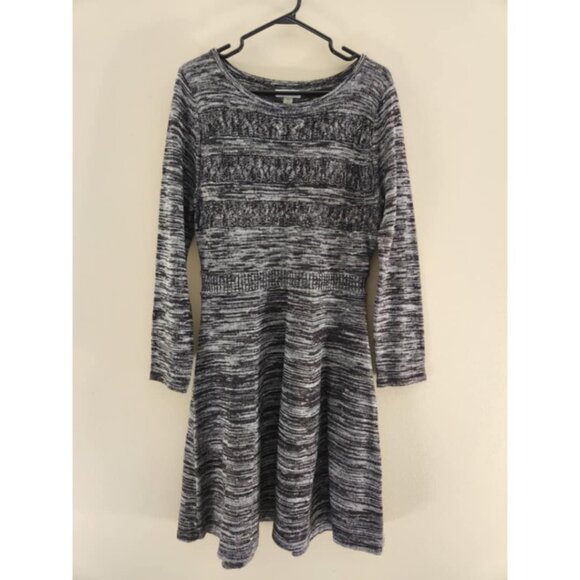 Calvin Klein Grey Knit Dress – Size L - Picture 1 of 7